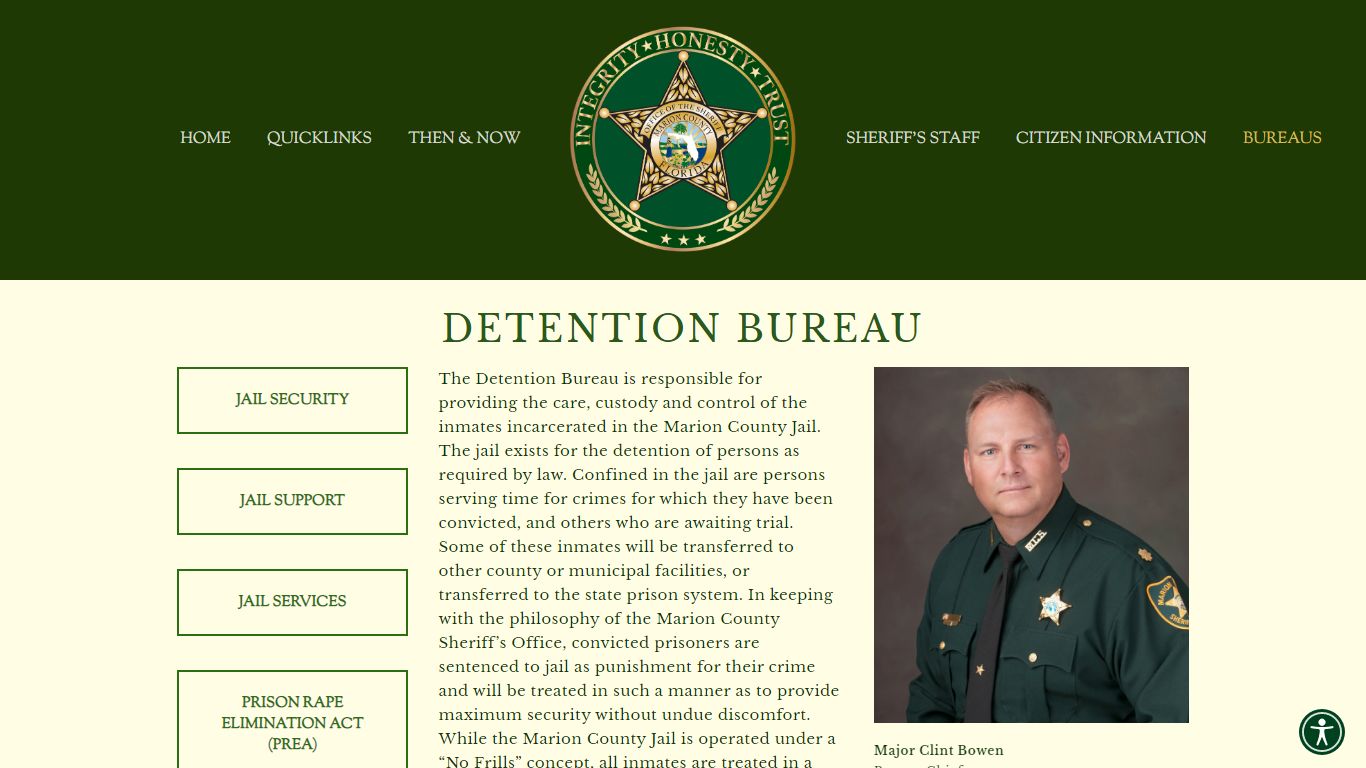 DETENTION BUREAU — Marion County Sheriff's Office